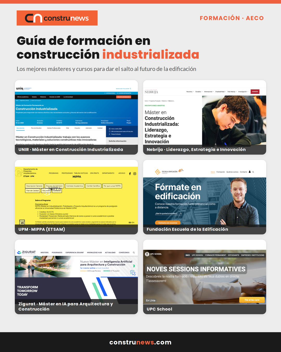 Guía de formación en construcción industrializada