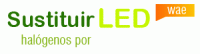 Sustituir halógenos por led
