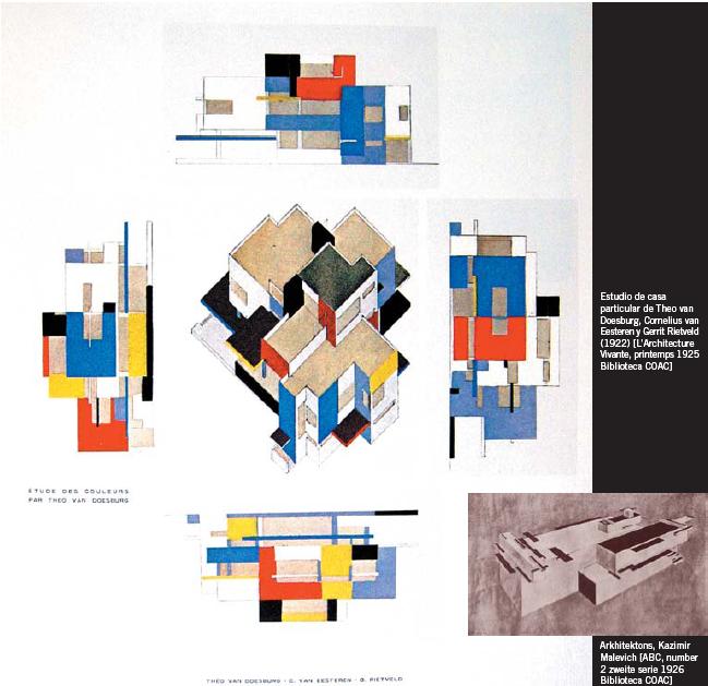 Estudio casa particular de van Doesburg, van Eesteren y Rietveld año 1922.JPG