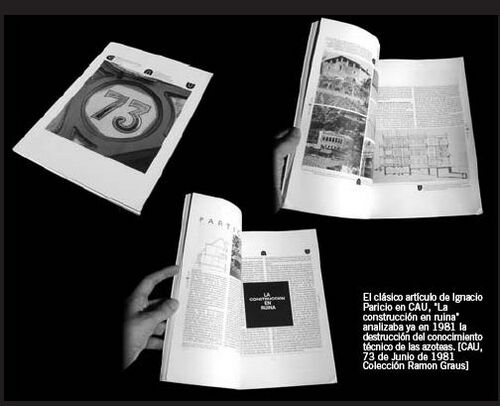 La construcción en ruina trata el desconocimiento técnico de azoteas (1981).JPG