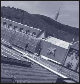 Cosmocaixa de Barcelona, Robert Terradas y Esteve Terradas (2004).JPG