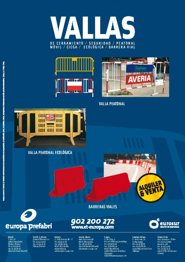 Vallas y cerramintos de obra