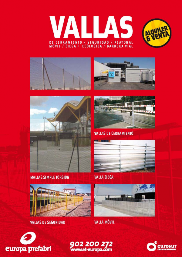Vallas y cerramintos de obra