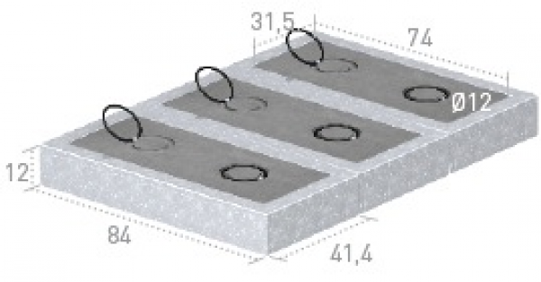 Arqueta 116x75x102 h tipo A/AENA - Plan Barcelona