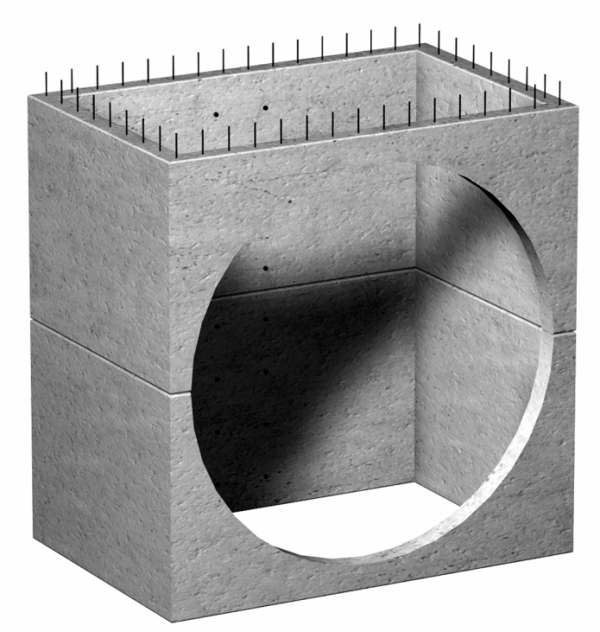 Arqueta drenaje armada 150x250x288h
