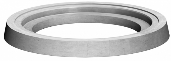 Base zapata armada para anillos