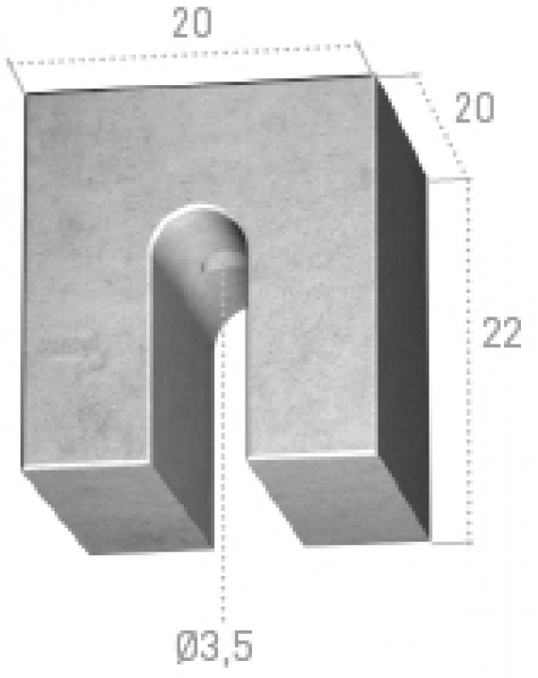 Dado para riego