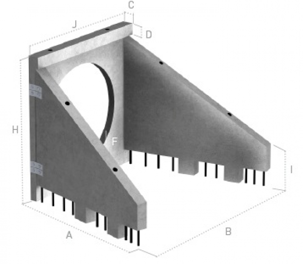 Embocadura armada grande