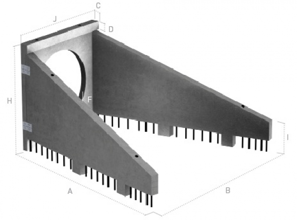 Embocadura armada grande