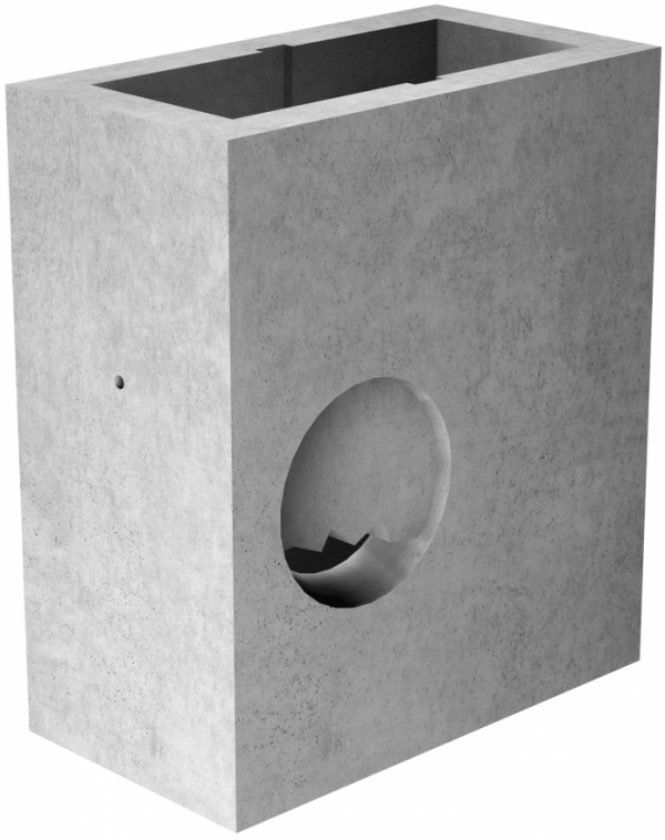Imbornal 70x30x70h c/f Ø30 / imbornal 70x30x100h c/f Ø40