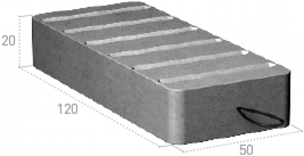 Lastre ranurado