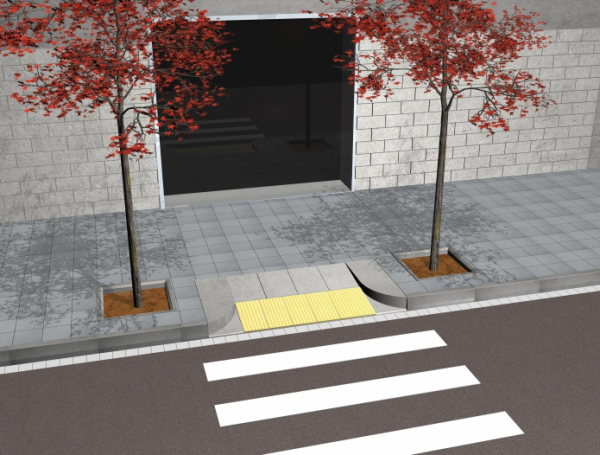 Vado Peatonal Accesible 120