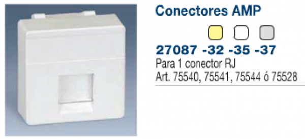 Adaptadores para conexiones informáticas - Conectores AMP
