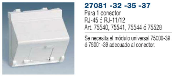 Adaptadores para conexiones informáticas - Conectores AMP