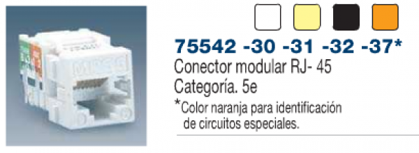 Adaptadores para conexiones informáticas - Conectores AVAYA
