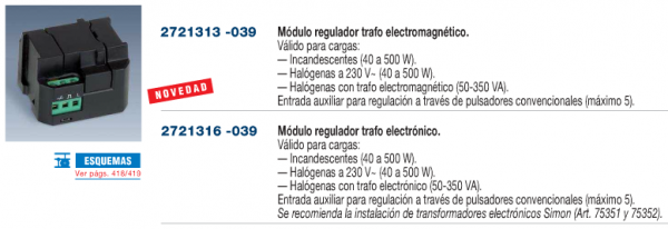 Control y regulación de luz Simon 27 play