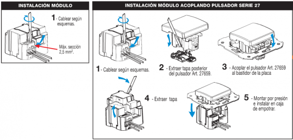 Control y regulación de luz Simon 27 play