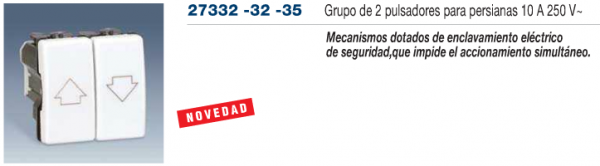 Mecanismos de mando Simon 27 play