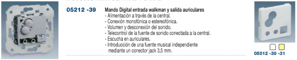 Sonido Módulos para central 1 canal