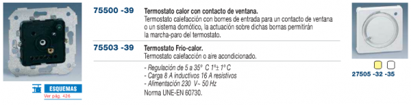 Control de temperatura Simon 27 play
