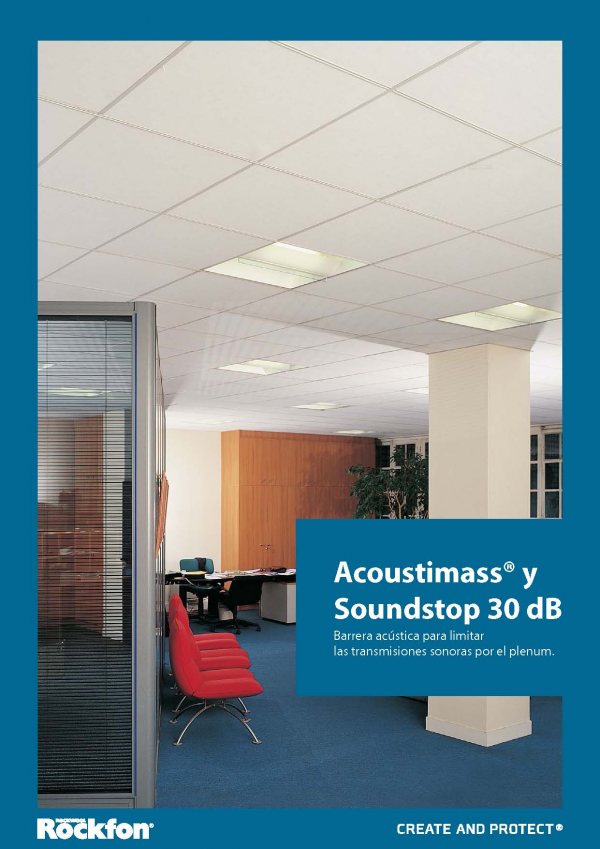 Barrera Acústica ACOUSTIMASS y SOUNDSTOP 30 dB 