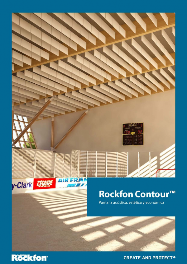 Baffles Pantalla Acústica ROCKFON CONTOUR