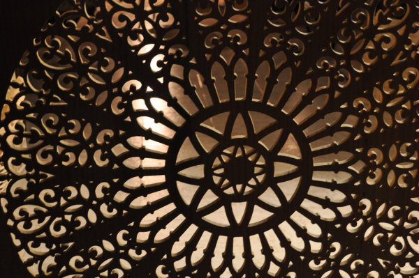 Celosía decorativa tracería