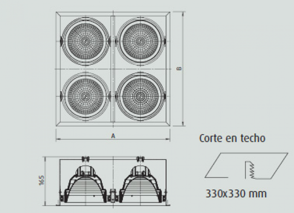 LD-DLV/4CE Multilámpara