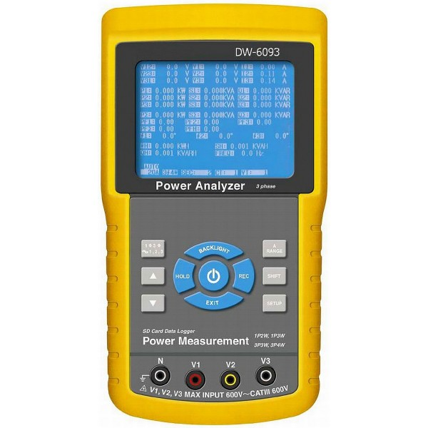 Analizador de redes eléctricas Dw6093