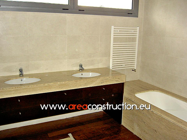 Realización de cuarto de baño