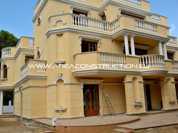 Construcción casa de lujo 