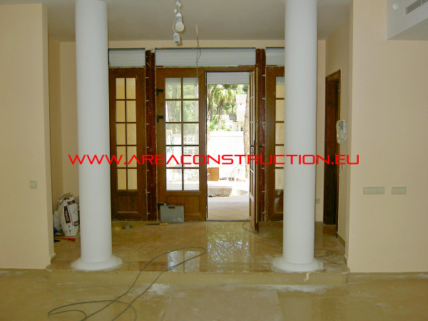 Construcción casa de lujo 