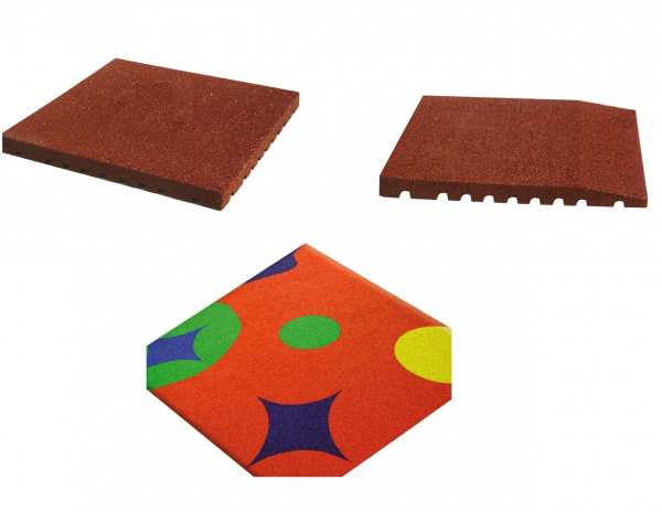 Losetas de Caucho Reciclado