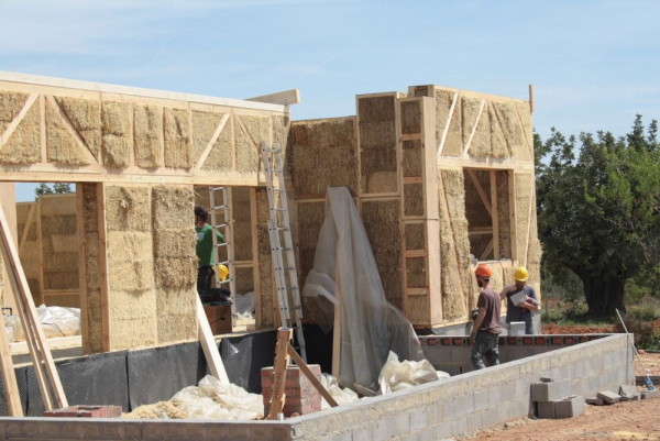 prefabricados de paja