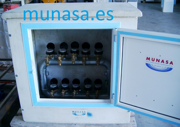 650 caseta riego colectores