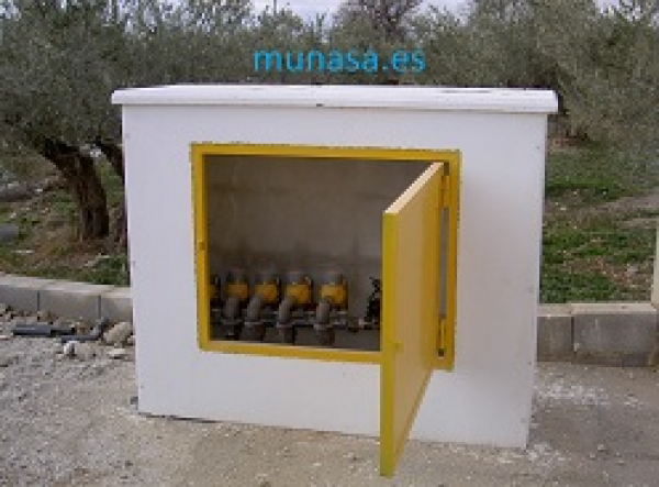 650 caseta riego colectores
