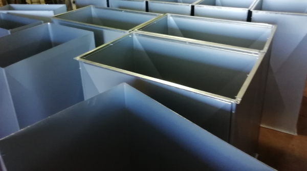 CONDUCTOS de chapa galvanizada rectangulares e600/120