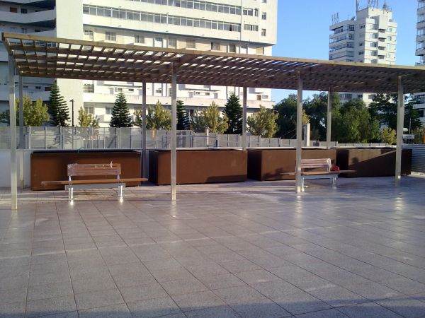 Jardineras de acero corten