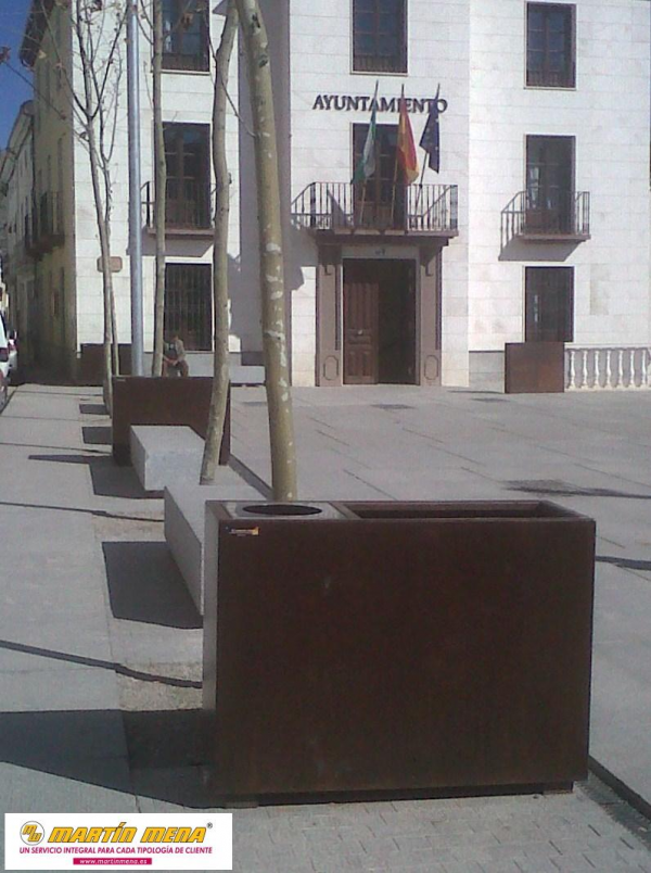 Jardineras de acero corten