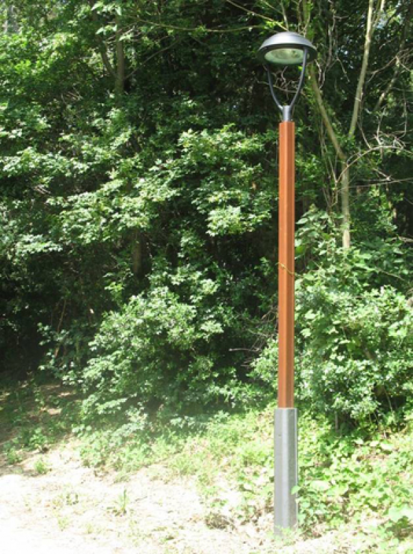 Columna Fusta 38 Acero