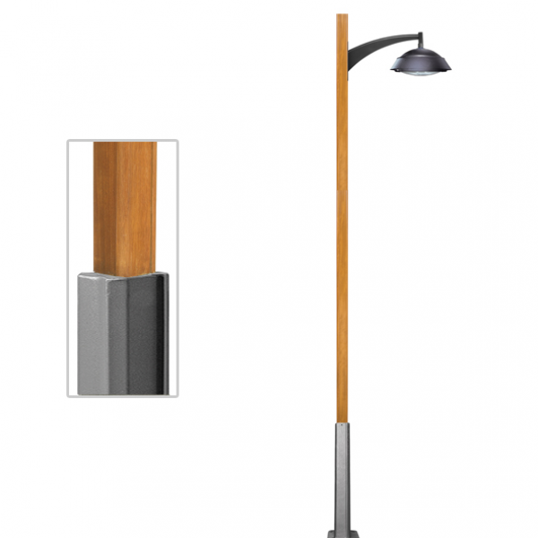 Columna Fusta 60 Acero