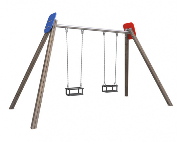 Parques Infantiles Columpios Madera