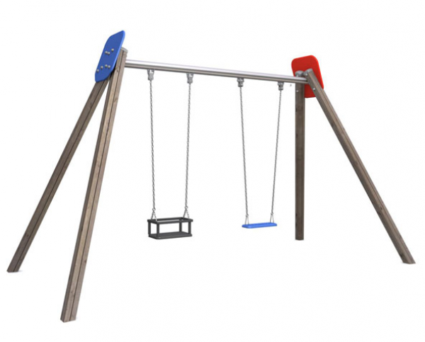 Parques Infantiles Columpios Madera