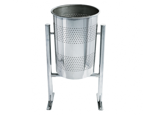 Papelera Circular Inox