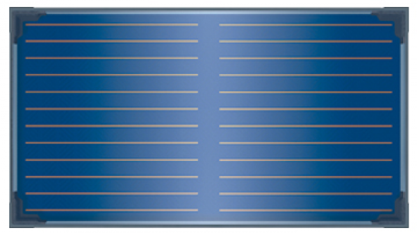 Captador solar TOP 2,4m²  Excellence