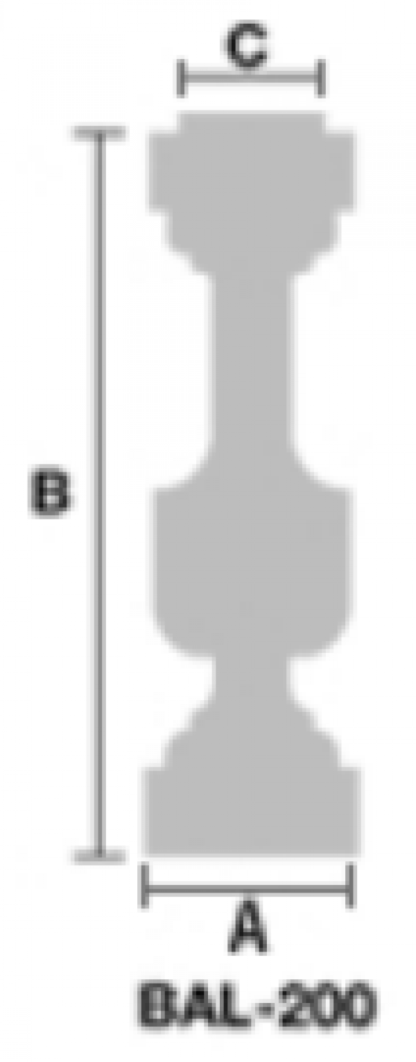 Balaustre Plano BAL-200