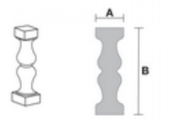 Balaustre Serie-400 BLRS-406