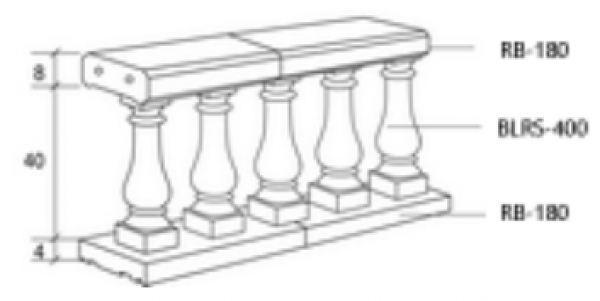 Balaustre Serie-400 BLRS-400