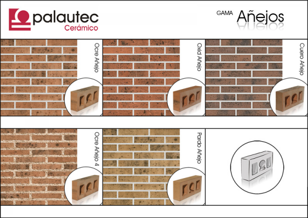 Ladrillo cara vista - gama Añejos