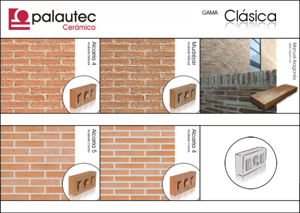 Ladrillo cara vista - gama Clásica